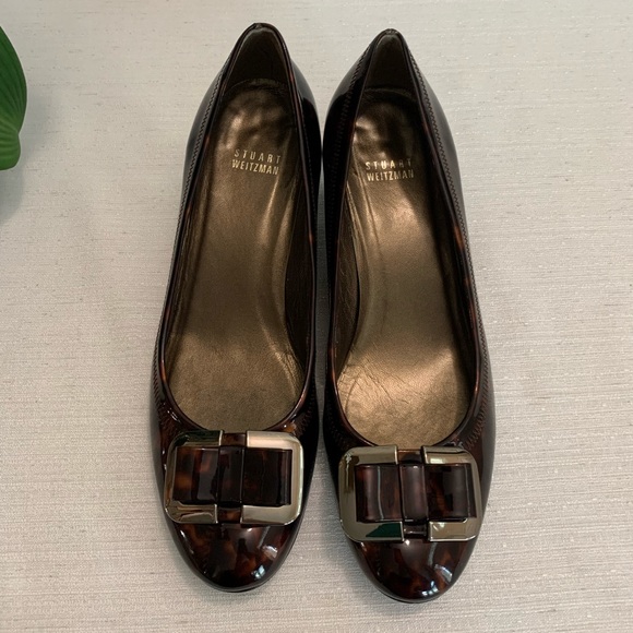 Stuart Weitzman Patent Leather Pumps Wedge
Leopard Bow Woman’s 9.5M - Picture 2 of 11